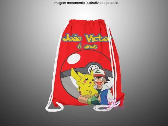 Mochilinha Personalizada Pokemon
