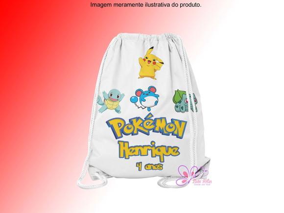 Mochilinha Personalizada Pokemon