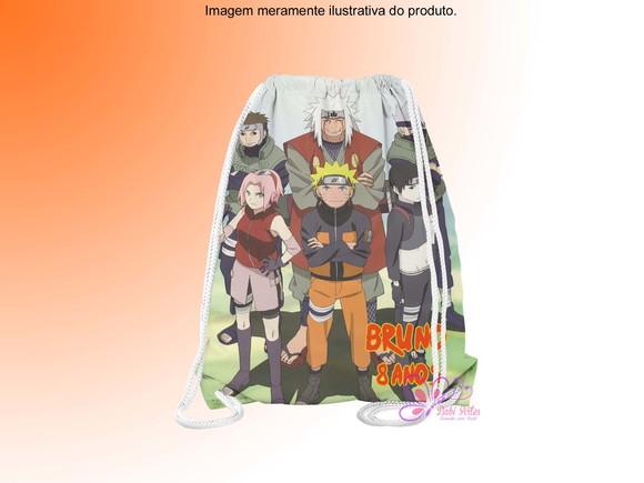 Mochilinha Personalizada Naruto