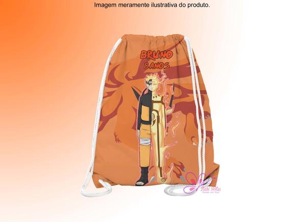 Mochilinha Personalizada Naruto