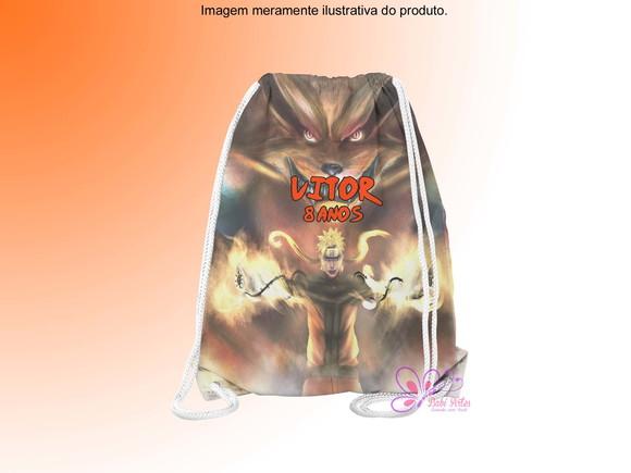 Mochilinha Personalizada Naruto