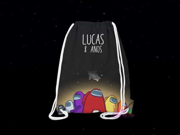 Mochilinha Personalizada Among Us