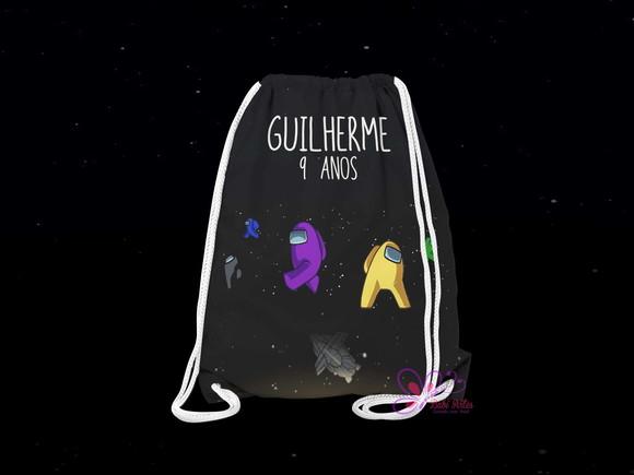 Mochilinha Personalizada Among Us