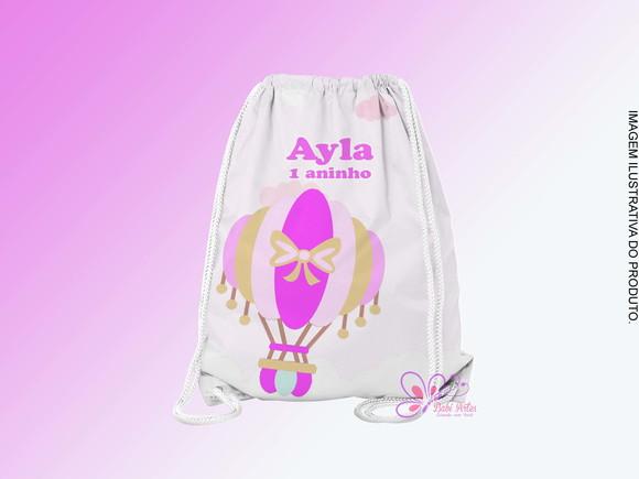 Mochilinha Personalizada Balões