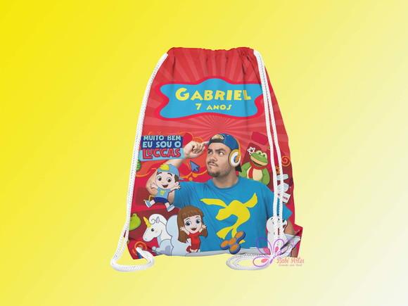Mochilinha Personalizada Luccas Neto