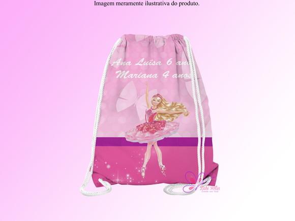Mochilinha Personalizada Barbie