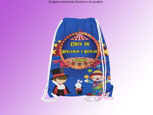 Mochilinha Personalizada Circo