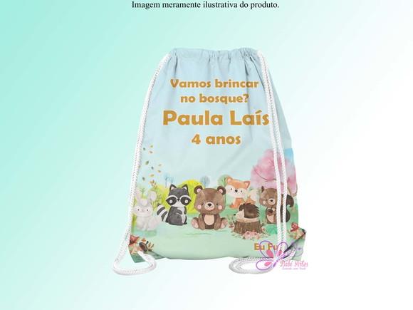 Mochilinha Personalizada Bosque Encantado