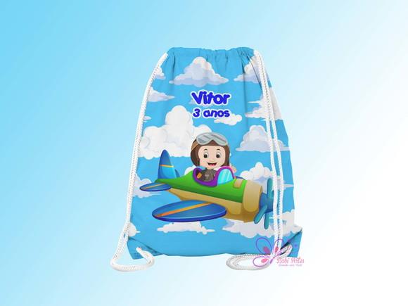 Mochilinha Personalizada Aviador