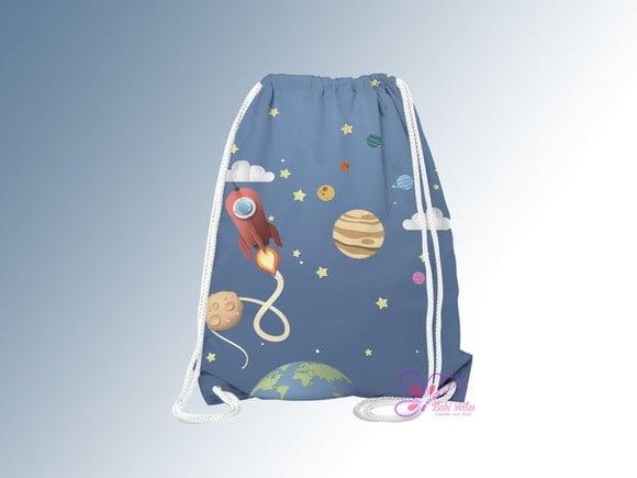 Mochilinha Personalizada Astronauta