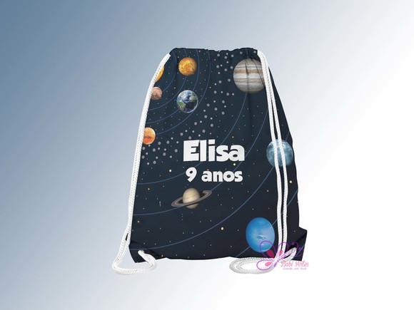 Mochilinha Personalizada Astronauta