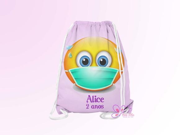 Mochilinha Personalizada Xô Coronavírus