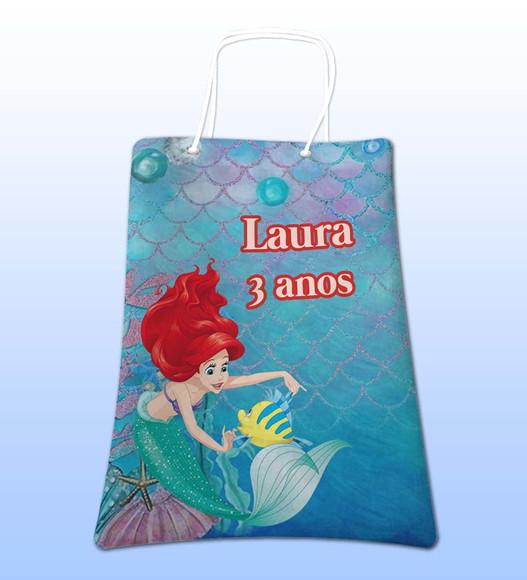 Sacolinhas Ecobag Personalizadas A Pequena Sereia