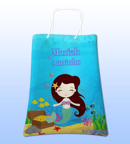 Sacolinhas Ecobag Personalizadas A Pequena Sereia