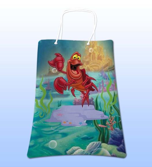 Sacolinhas Ecobag Personalizadas a Pequena Sereia
