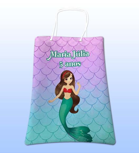 Sacolinhas Ecobag Personalizadas Sereia