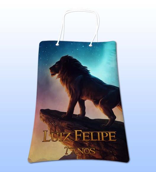Sacolinhas Ecobag Personalizadas o Rei Leão