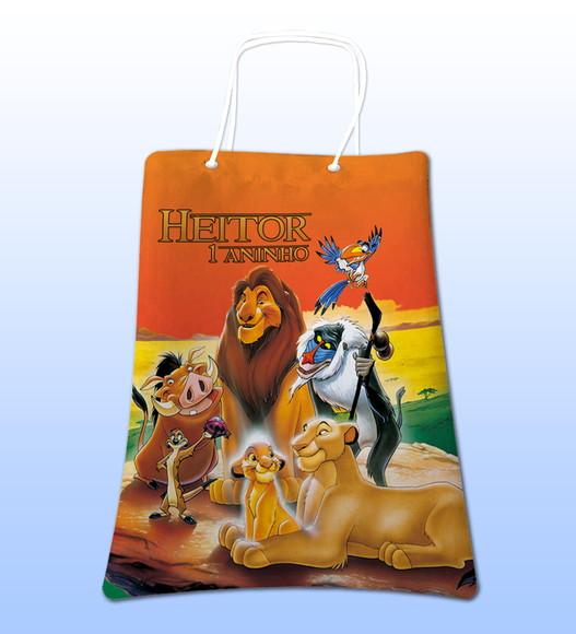 Sacolinhas Ecobag Personalizadas O Rei Leão