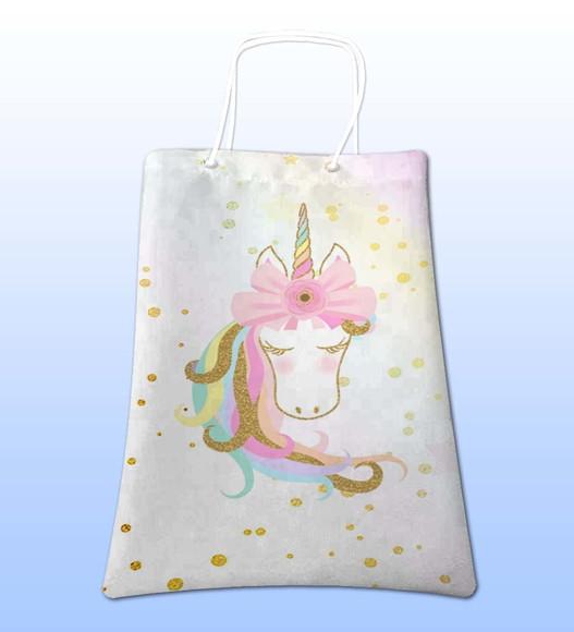 Sacolinhas Ecobag Personalizadas Unicórnio