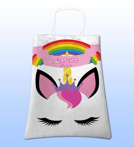 Sacolinhas Ecobag Personalizadas Unicórnio