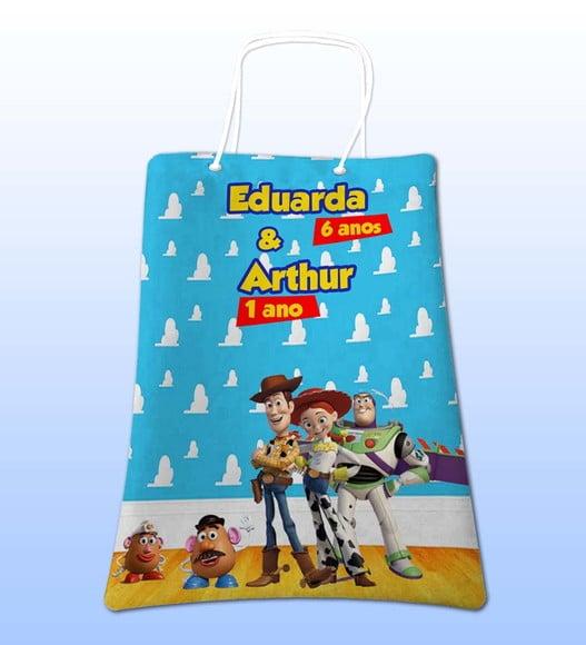 Sacolinhas Ecobag Personalizadas Toy Story