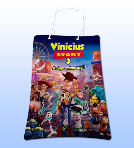 Sacolinhas Ecobag Personalizadas Toy Story