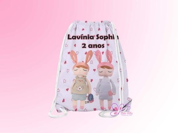 Mochilinha Personalizada Bonecas Metoo