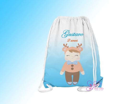 Mochilinha Personalizada Bonecas Metoo