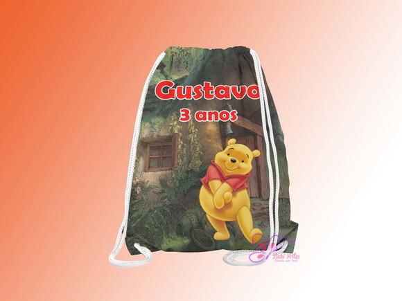 Mochilinha Personalizada Ursinho Pooh