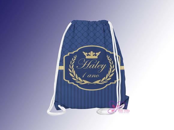 Mochilinha Personalizada Realeza