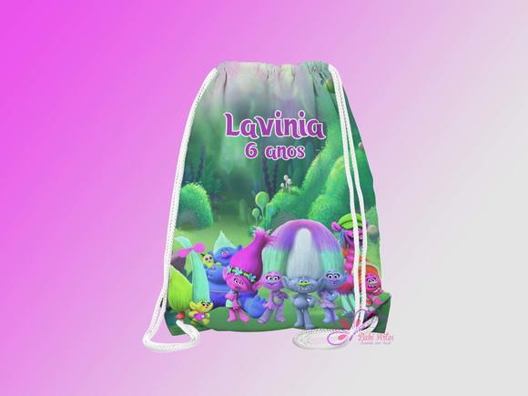 Mochilinha Personalizada Trolls