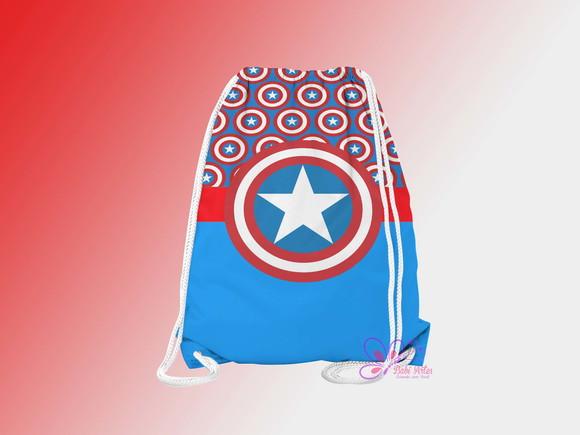 Mochilinha Personalizada Capitão America