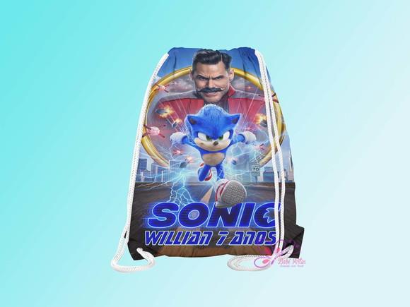 Mochilinha Personalizada Sonic