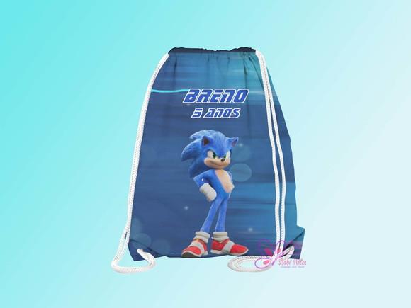 Mochilinha Personalizada Sonic