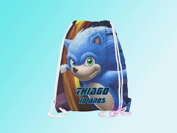 Mochilinha Personalizada Sonic