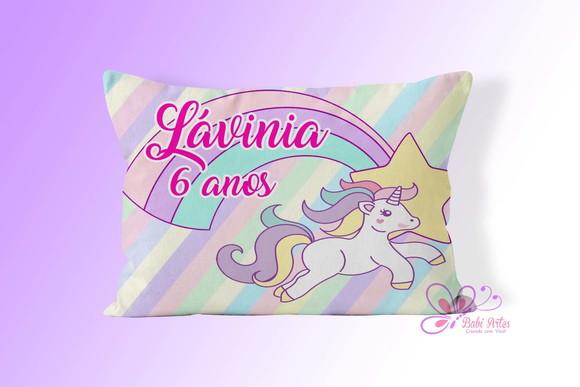 Almofadinha Personalizada 20x30 Unicórnio