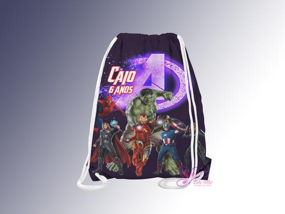 Mochilinha Personalizada Vingadores