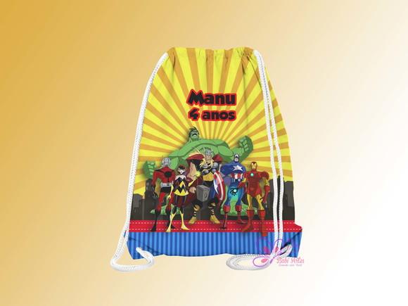 Mochilinha Personalizada Vingadores