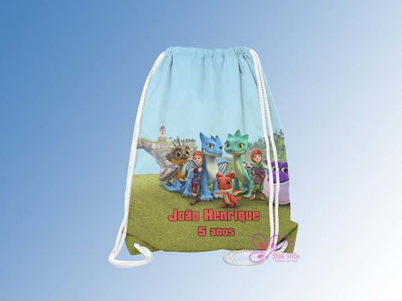 Mochilinha Personalizada Dragons Rescue Riders