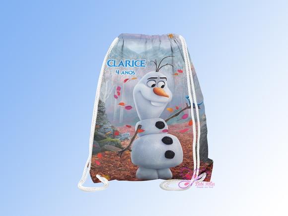Mochilinha Personalizada 19x28cm 2 Olaf