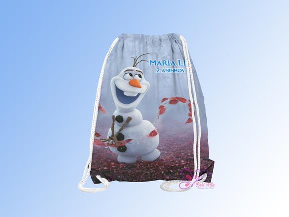 Mochilinha Personalizada 19x28cm Olaf