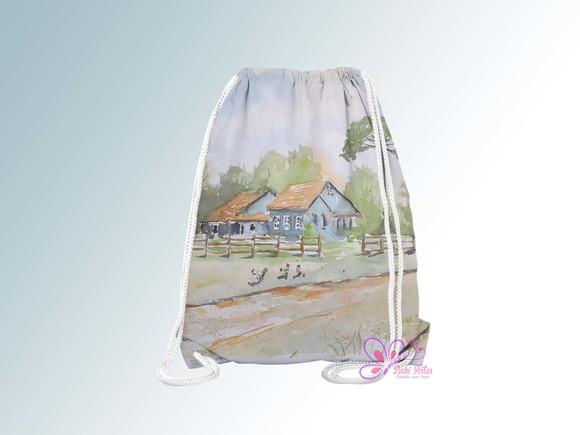 Mochilinha Personalizada Fazendinha