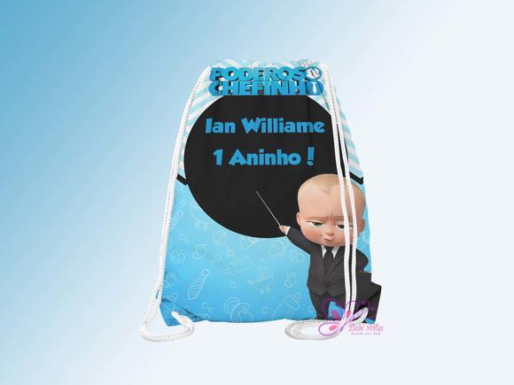 Mochilinha Personalizada O poderoso Chefinho