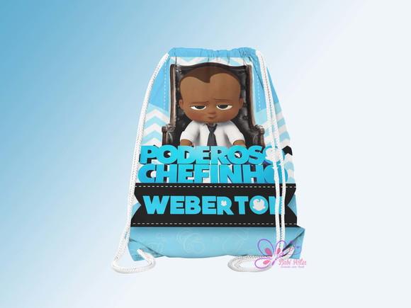 Mochilinha Personalizada o Poderoso Chefinho