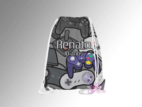Mochilinha Personalizada Games