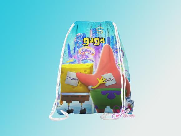 Mochilinha Personalizada Bob Esponja
