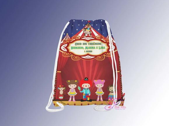 Mochilinha Personalizada Circo