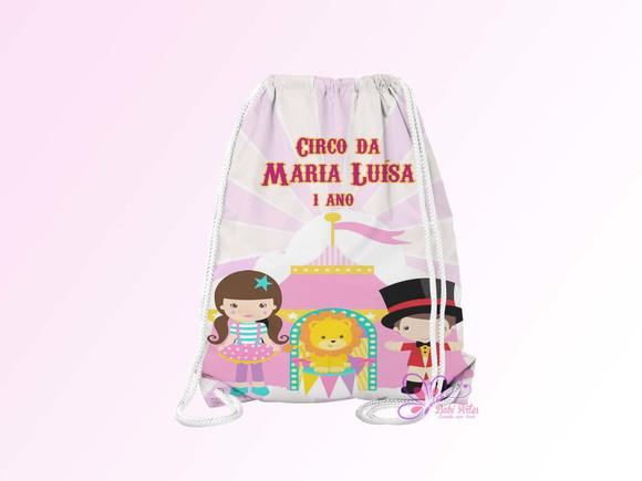 Mochilinha Personalizada Circo