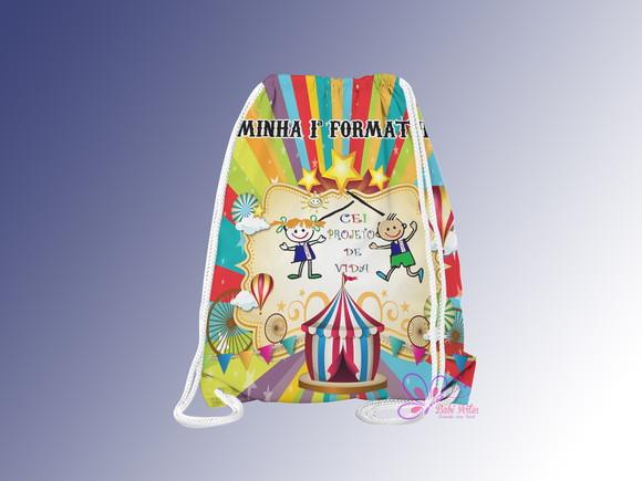 Mochilinha Personalizada Circo