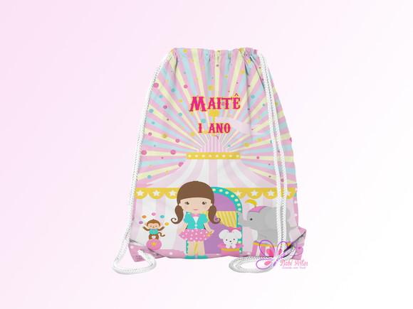 Mochilinha Personalizada Circo